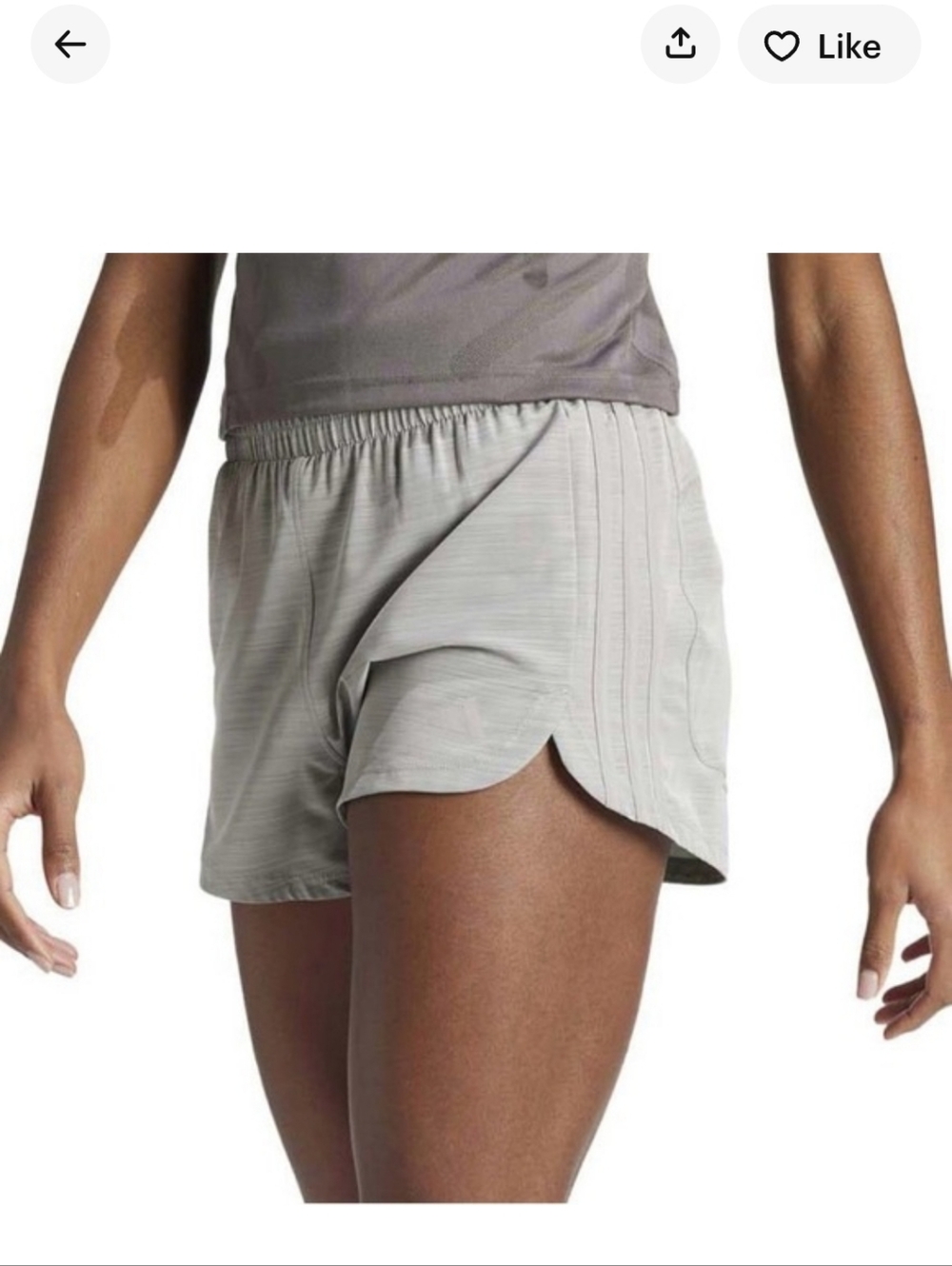 Women's adidas Pacer Workout Woven High Rise Shorts